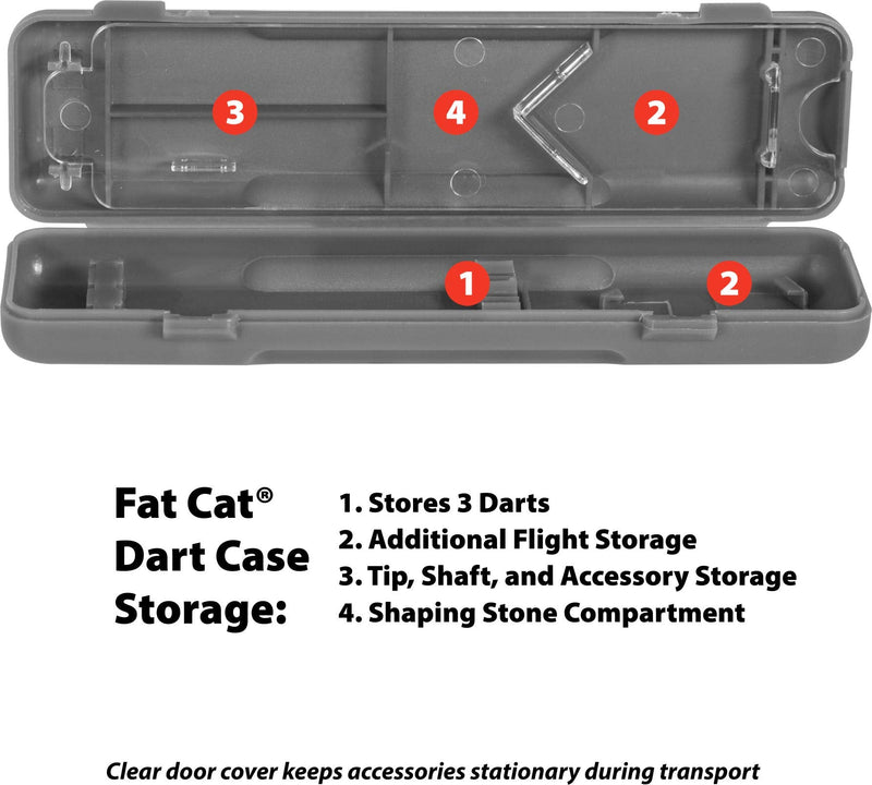 Fat Cat by GLD Products Realtree APC Pink Camo Steel Tip Darts with Storage/Travel Case, 23 Grams , Black - NewNest Australia