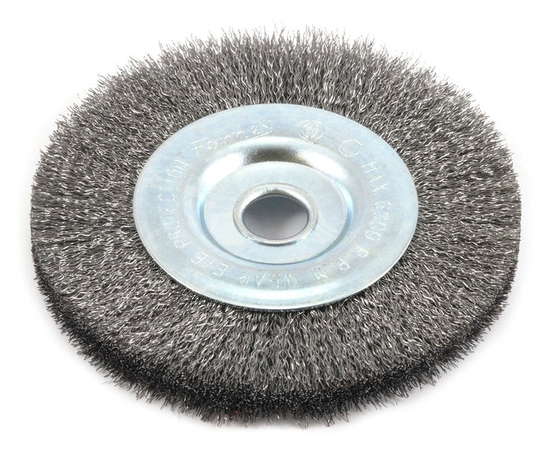 Forney 72744 Wire Wheel Brush, Fine Crimped with 1/2-Inch Arbor, 4-Inch-by-.008-Inch - NewNest Australia