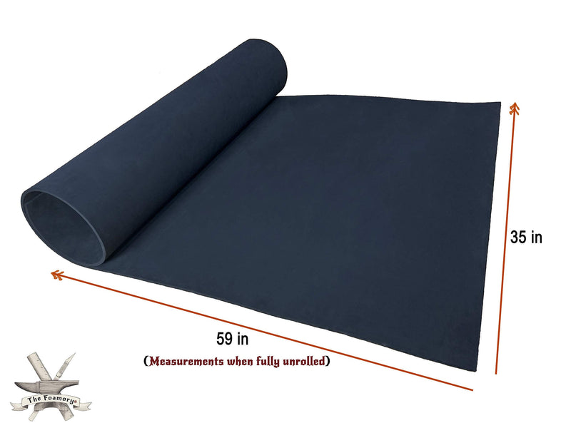 EVA Foam Cosplay - 1mm Thick (1mm to 10mm) - Black or White - Large 35" x 59" Sheet - Ultra High Density 85 kg/m3 - The Foamory 1mm - Thickness - NewNest Australia
