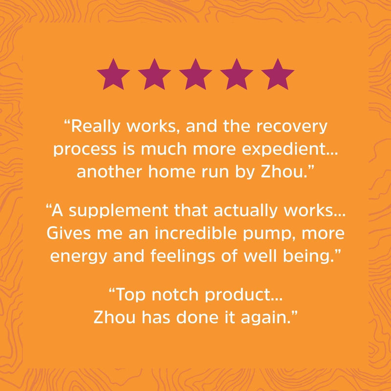 Zhou Nitric Oxide with L Arginine, Citrulline Malate, AAKG and Beet Root | Powerful N.O. Booster and Muscle Builder for Strength, Blood Flow and Endurance | 30 Servings, 120 Veggie Caps - NewNest Australia