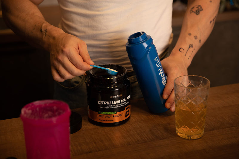 BioTechUSA Citrulline Malate Flavored Powder with L-Citrulline Malate Recipe, 300g, Lime Lemon - NewNest Australia