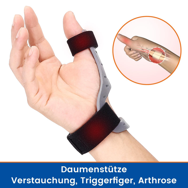 Willcom Universal Thumb Brace Left Right Breathable Silicone Thumb Bandage for Arthritis, Tendonitis, Sprains Thumb Saddle Joint Thumb Support (M) M - NewNest Australia