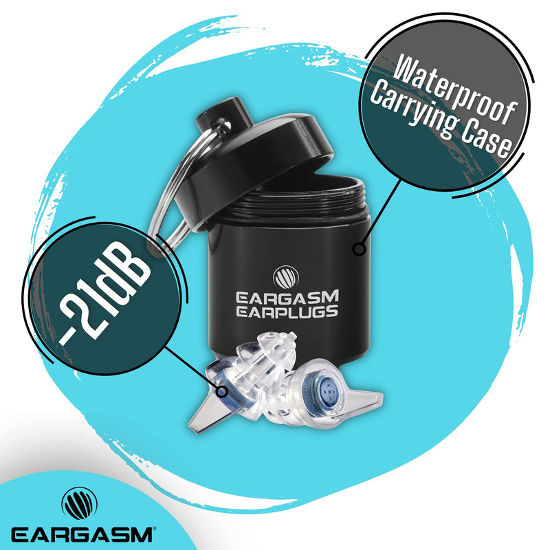 Eargasm Smaller Ears Earplugs for Concerts Musicians Motorcycles Noise Sensitivity Disorders and More! Two Different Sizes Included to Accommodate Smaller Ear Shapes! Blue - NewNest Australia
