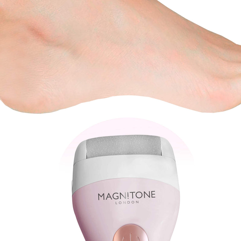 Magnitone Well Heeled 2 Rechargeable Express Pedicure System Electric Hard Skin Remover, Pink, 1 count - NewNest Australia