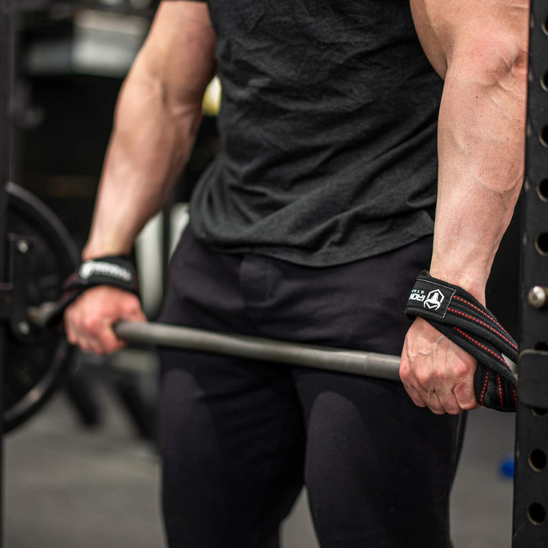 Iron Bull Strength Heavy Duty Lifting Straps for Deadlift - Figure 8 Wrist Straps for Heavy Weight Lifting, Strongman, Powerlifting, Workout and Weightlifting - for Men 10" - Up to 6.5" Wrist Circumference - NewNest Australia
