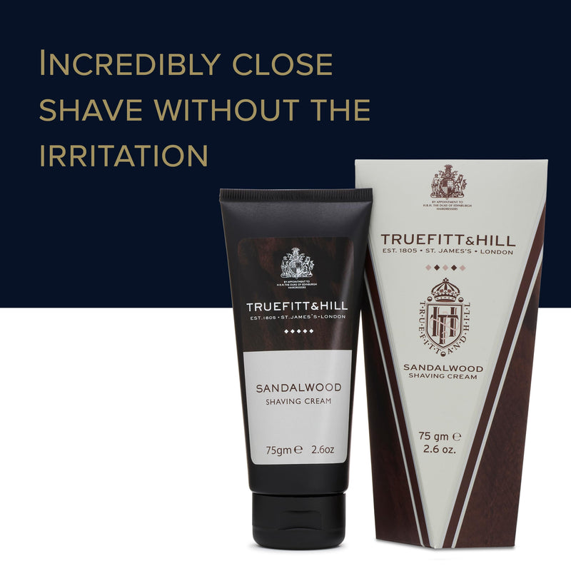 Truefitt & Hill Sandalwood Shaving Cream (Travel Tube) - 75g - NewNest Australia