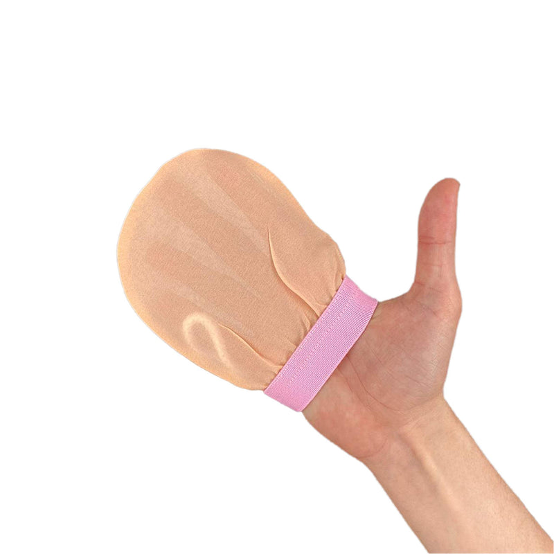 Turkish 100% Silk Exfoliating Glove/Mitt Bundle for Face and Body, Bath Glove, Fake Tan Remover, Body Scrub Exfoliator Bath Mitt for Women, Men, Bath/Shower, Hammam, Spa by Feel Fine - NewNest Australia
