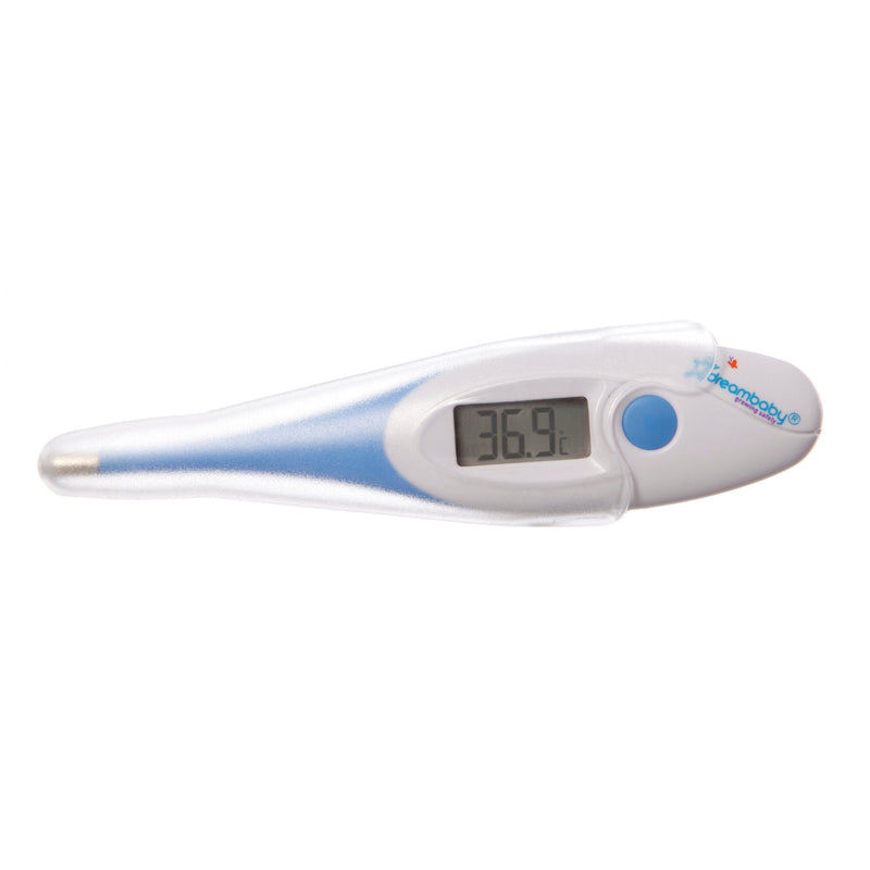 Dreambaby Clinical Digital Oral Thermometer - Accurate Temperature Reading in 30 seconds - With Fever Alert Sound Feature - Suitable for Infants, Toddlers & Adults - Blue - Model F318 - NewNest Australia