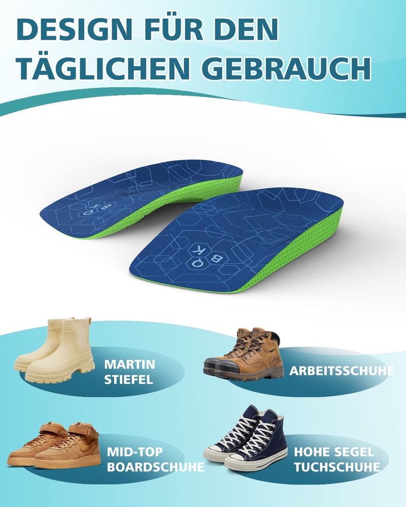Qbk Metatarsalgia Insoles, Overpronation Insoles With High Arch Support, Relieve Flat Foot, Plantar Fasciitis, Back Pain, Orthopedic Insoles For Men & Women, Xs - NewNest Australia