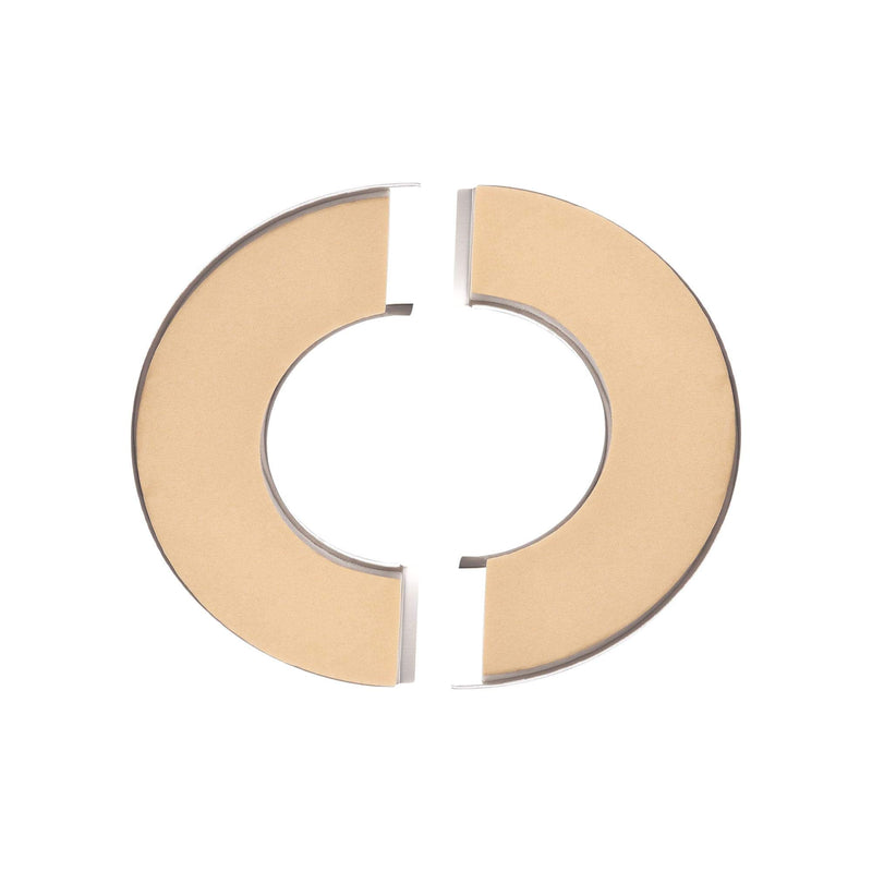 uxcell Wall Split Flange, Stainless Steel Round Escutcheon Plate for 28mm Diameter Pipe 8Pcs - NewNest Australia