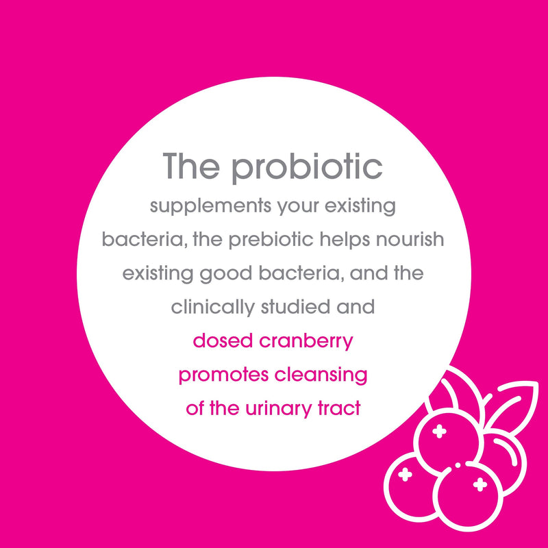 vH essentials Probiotics with Prebiotics and Cranberry Feminine Health Supplement - 60 Capsules 60 Count (Pack of 1) - NewNest Australia