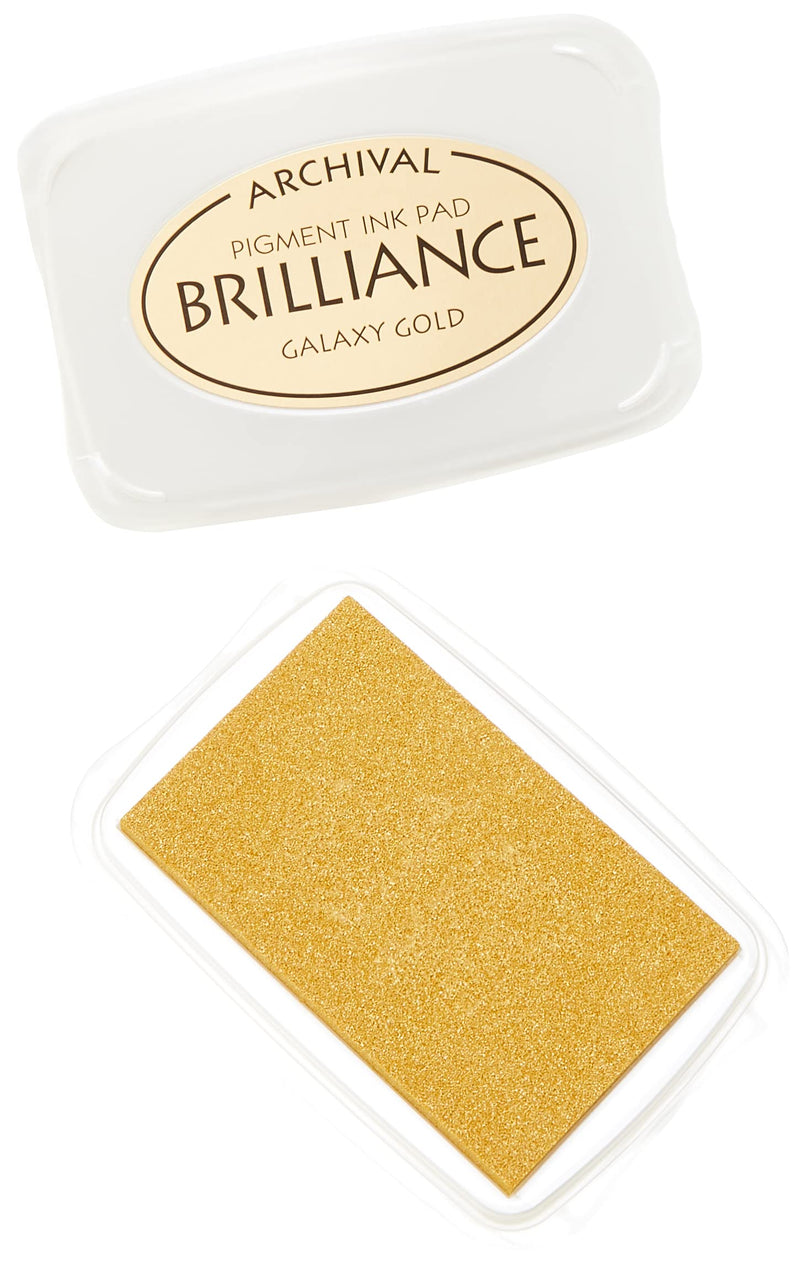 Tsukineko Brilliance Full-Size Pad, Galaxy Gold - NewNest Australia
