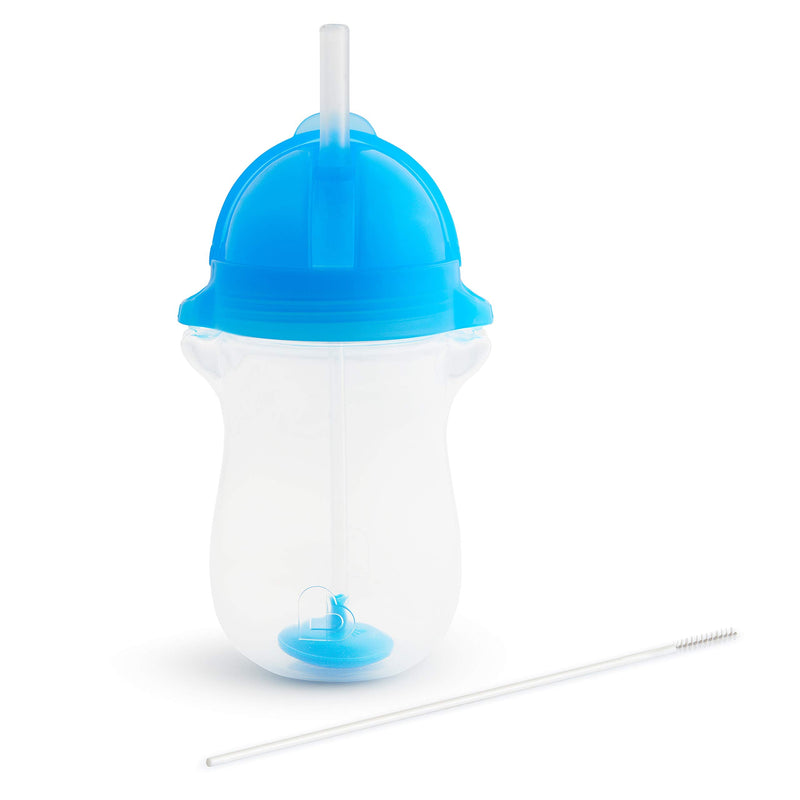 Munchkin Click Lock Any Angle Weighted Straw Cup, 10 Ounce, 2 Count, Blue/Green - NewNest Australia