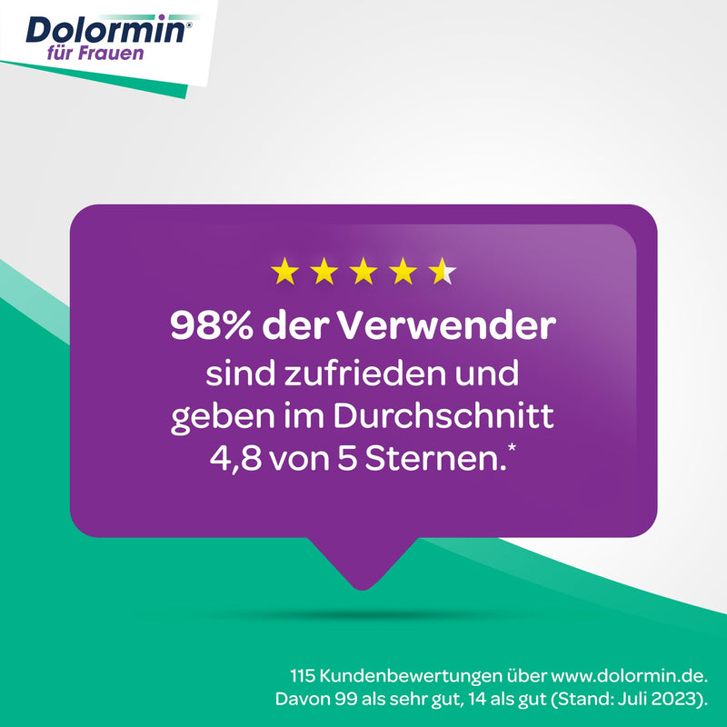 Dolormin® for women for menstrual cramps with naproxen - for period pain and cramps - 30 tablets 30 pieces (pack of 1) - NewNest Australia