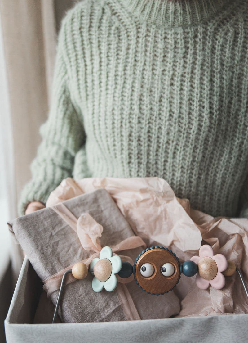 BabyBjörn Toy for Bouncer, Googly Eyes Pastels - NewNest Australia