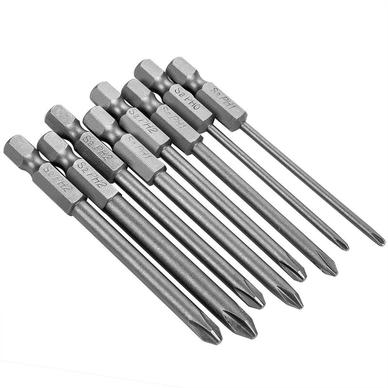 Rocaris 8 Pack 3 Inch Magnetic Long Hex Cross Phillips Screw Head Screwdriver Bits Electric Screwdriver Set - NewNest Australia