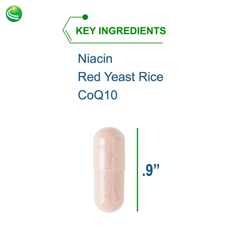 Nutra BioGenesis - BioLipotrol - Niacin and CoQ10 to Help Support Heart Health and Cholesterol Already Within Normal Range - Gluten Free, Vegan, Non-GMO - 60 Capsules - NewNest Australia