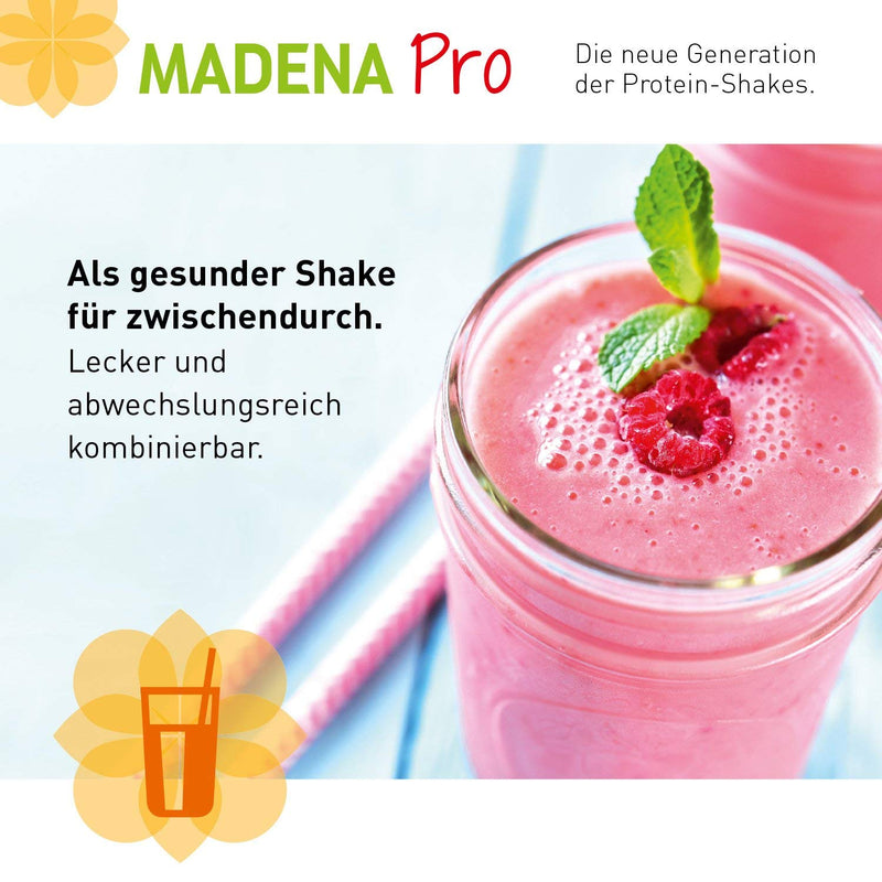 Madena Pro Vegan Protein Powder - Pure Vegetable Protein Powder From Rice And Peas Without Soy - Protein Powder Vegan With High Dose Pomegranate Extract For Your Protein Shake, No Sugar - NewNest Australia