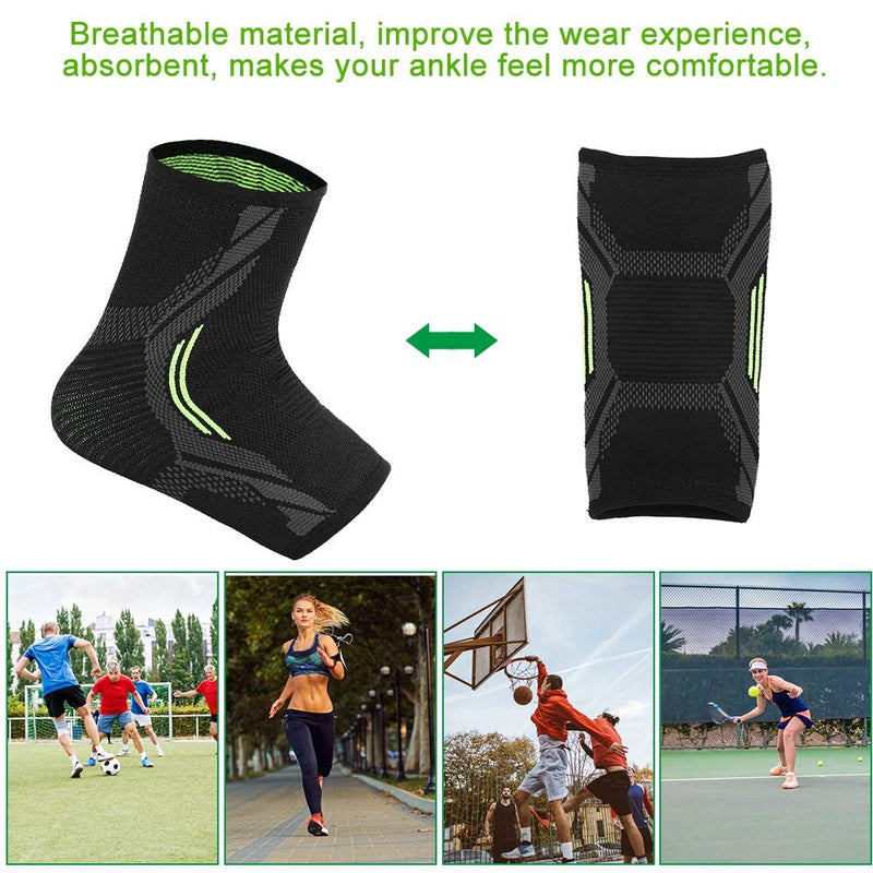 Ankle Brace Compression Sleeve Ankle Support For Sports, Relieves Achilles Tendonitis, Joint Pain, Plantar Fasciitis Foot Sock With Arch Support, Reduces Swelling (L) - NewNest Australia