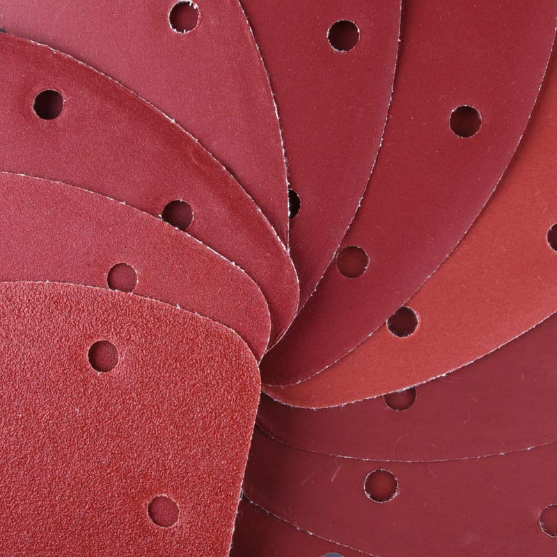 AUSTOR 100 Pieces Mouse Detail Sander Sandpaper Palm Sanding Sheets Hook and Loop Assorted 80/180/ 240/320/ 400/800/ 1000/1500/ 2000/3000 Grits - NewNest Australia