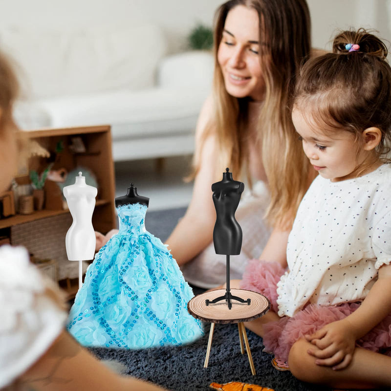ARTIBETTER 6pcs Doll Dress Form Cloth Gown Display Support Holder Toy Mannequin Model Stand Accessories for Doll Dresses Dollhouse Decoration - NewNest Australia