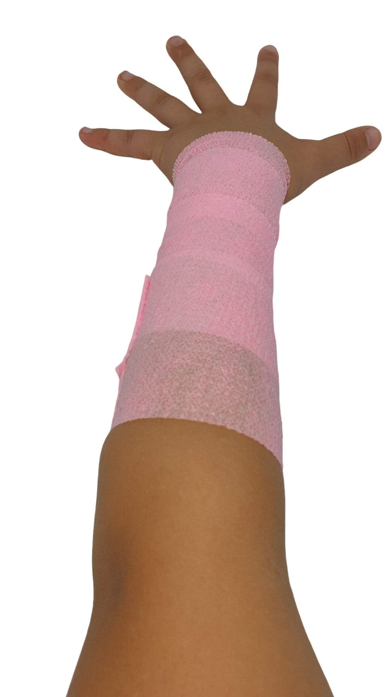 Pintomed Self-Adhesive Bandage Stretched - 10 X Pink Bandages Rolls - 7.5 Cm X 4.5 M Cohesive Bandage Bandage Fixation Bandage Self-Adhesive Health Plaster Sports Tape Piece For Wrist Leg Arm Vet Wrap - NewNest Australia