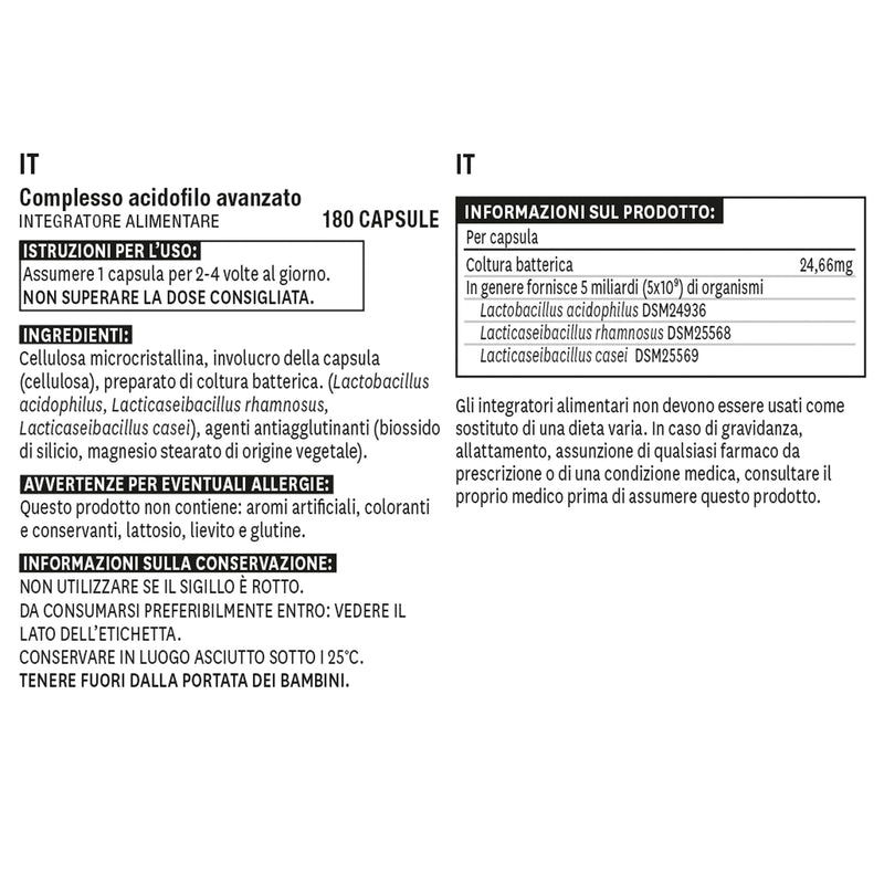 Acidophilus Complex 50mg 180 Capsules - NewNest Australia