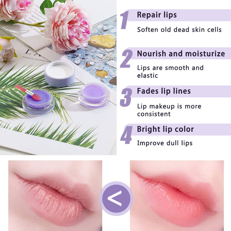 Locisne Double Effect Lip Sleeping Mask Lip Scrub Mask Repair Dry Lip Cracked Lip Moisturizer for Lip Treatment Care - NewNest Australia