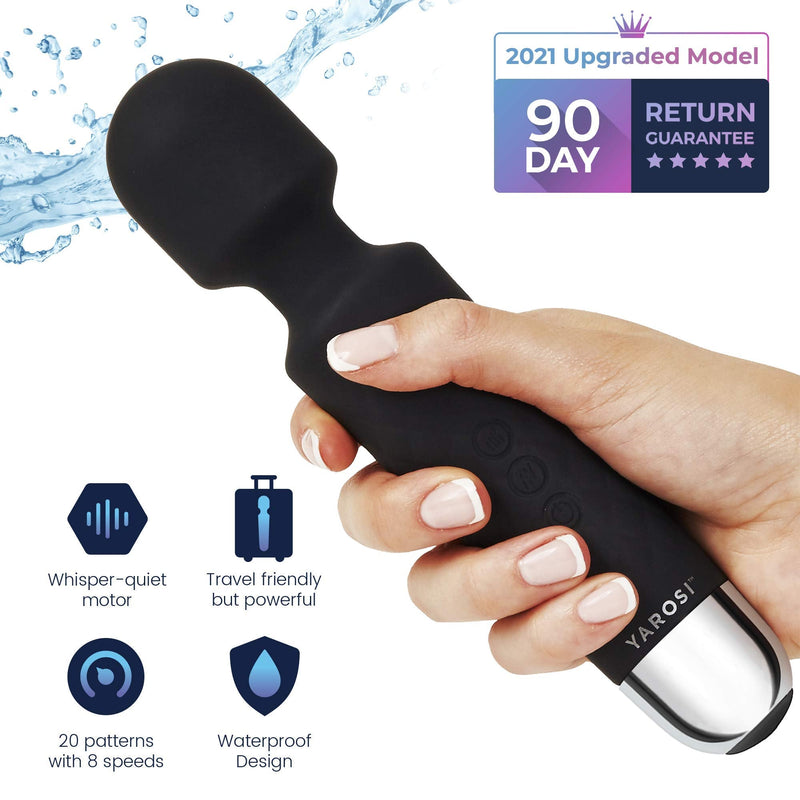 Yarosi Wireless Massager  Strongest Therapeutic Vibration Power  Magical Stress Reliever  Perfect for Muscle Pain and Recovery After Your Exercise Program  Black - NewNest Australia