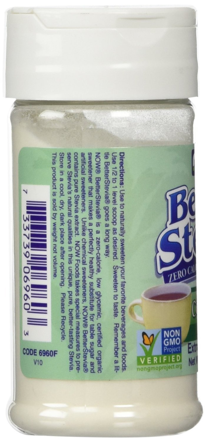 NOW Better Stevia Zero Calorie Sweetener Extract Powder, 1 Oz. 1 Ounce (Pack of 1) - NewNest Australia