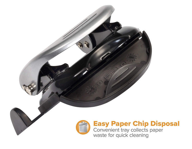 Bostitch Office EZ Squeeze Reduced Effort 2-Hole Punch, 20 Sheets, Locking Handle, Silver (2310) - NewNest Australia