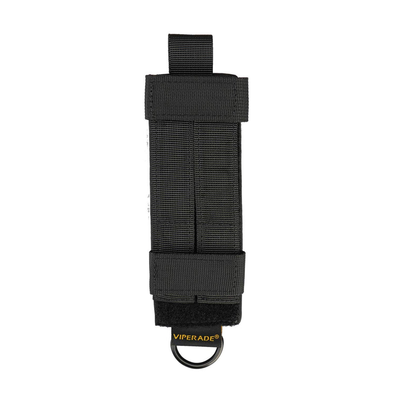 Viperade Flashlight Holster, Tactical MOLLE Durable Nylon Pouch Holster Carry Case, D Hang Ring Design Can be Connected to the Keychain, Quick Pull Design, Wide Range of Applications (Black) Body dia 1.15-1.3" &length less than 5.9'' - NewNest Australia