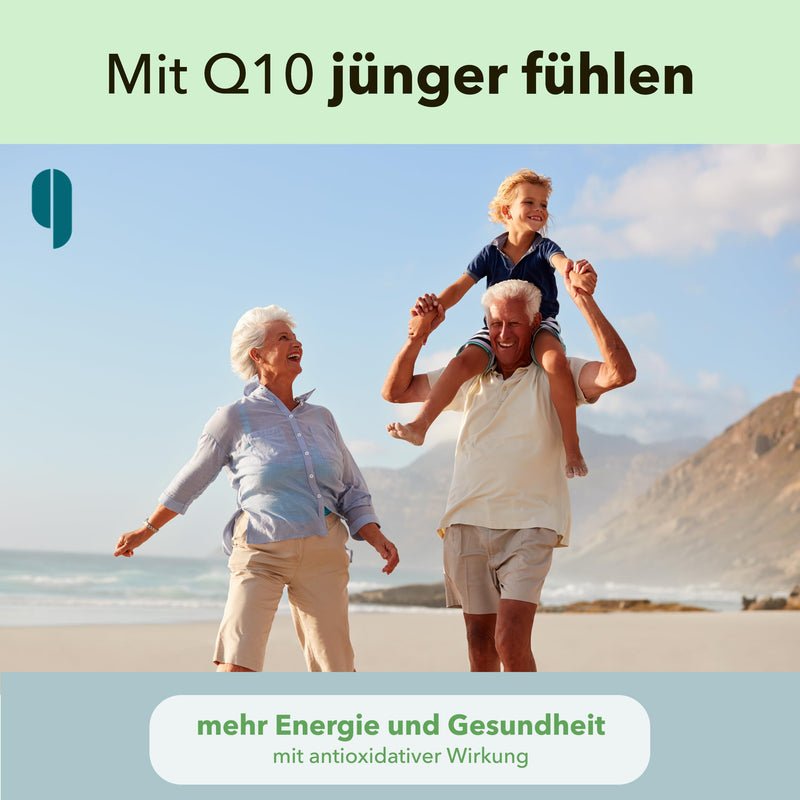 9 Leben® PREMIUM Coenzyme Q10 capsules, high dosage [FOR BEAUTIFUL SKIN] - 120x 180mg Q10 [4 months ubiquinone supply] - LAB TESTED & vegan - without additives, more energy and look younger (tested) - NewNest Australia