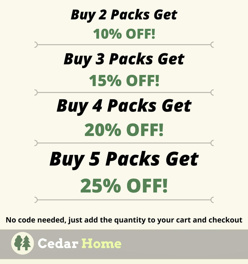 NewNest Australia - Cedar Home Cedar Blocks for Clothes Storage | Cedar Rings & Cedar Balls | Closet Freshener | Mildew Prevention | 40 Pieces, 30 Cedar Rings & Bonus 10 Cedar Balls 