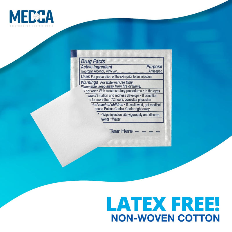 MEDca Alcohol Prep Pads, Sterile, Medium, 2-Ply PACK OF 100 - NewNest Australia