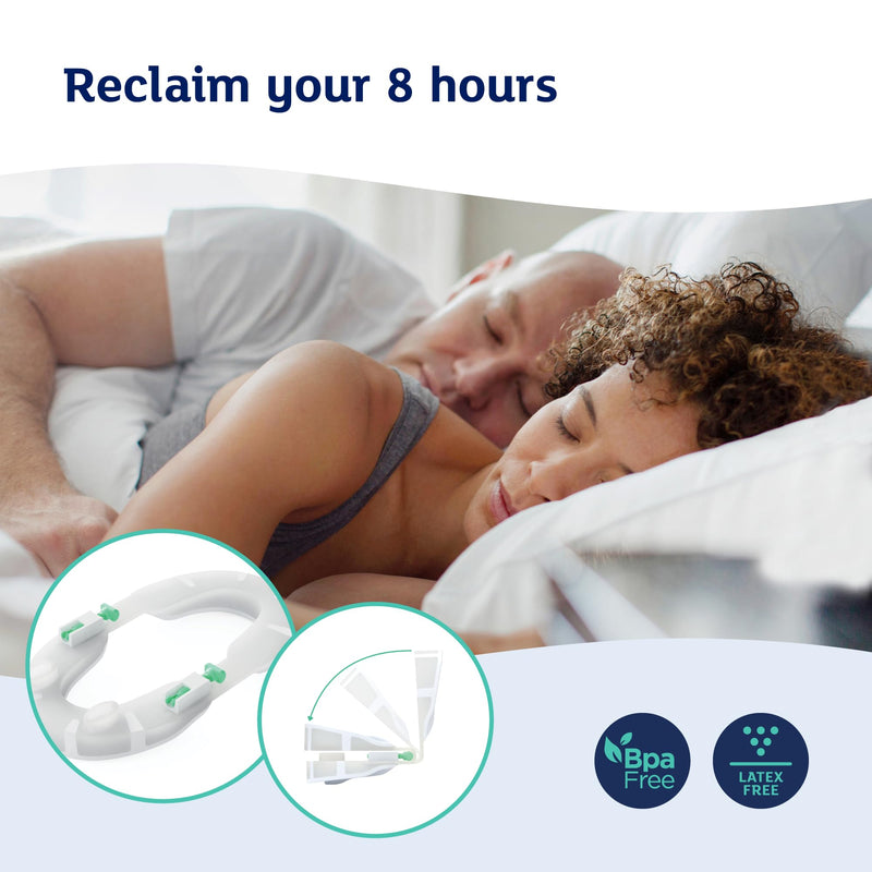 Snoreeze Oral Anti Snore Device - Adjustable Snoring Aids for Men & Women - Mandibular Advancement Device with Mobile App - Anti Snoring Mouthpiece - Sleep Aid to Reduce Snoring and Sleep Apnoea - NewNest Australia