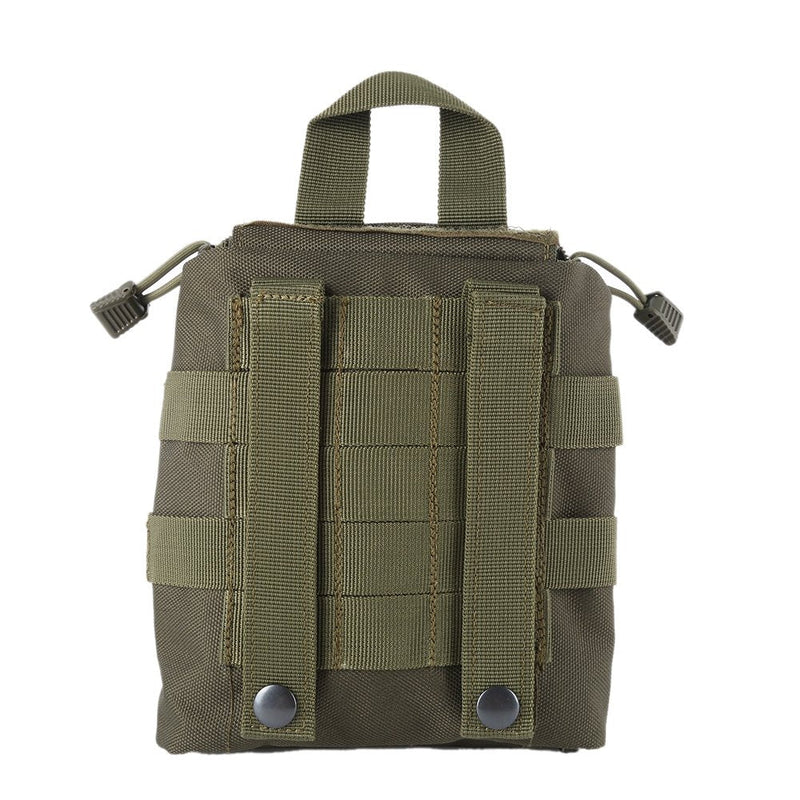 WYNEX First Aid EMT Bags, Tactical IFAK Medical Molle Pouch Military Utility Med Emergency EDC Pouches Outdoor Survival Kit Suit for Tactical Waist Belt Pack 1000 Nylon Army Green - NewNest Australia