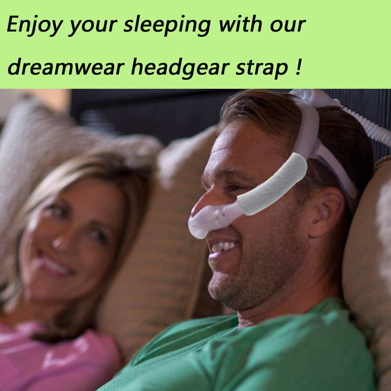 Sliya Replacement DreamWear Headgear Strap, Premium Durable Material Supplies Included 1 Strap + 2 Strap Covers to Reduce Red Face Pressure - NewNest Australia
