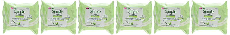 Simple Kind to Skin Cleansing UK's #1 facial skin care brand* Facial Wipes for sensitive skin 25 pc pack of 6 - NewNest Australia