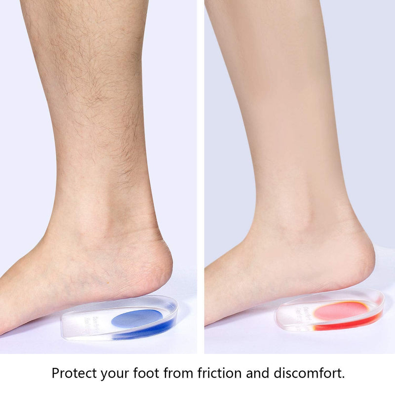 siismi 3 pairs of gel insoles, heel support, Achilles tendon heel, heel cup support pads for plantar fasciitis (women). - NewNest Australia