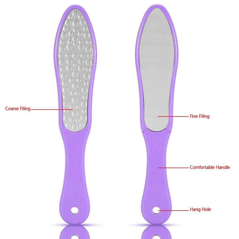 Foot Rasp, Professional Foot File Callus Remover, Double-Sided Rasp That Grinds Long-Lasting, Removes Callus Swelling For Extra Smoothness And Foot Beauty (Purple) - NewNest Australia