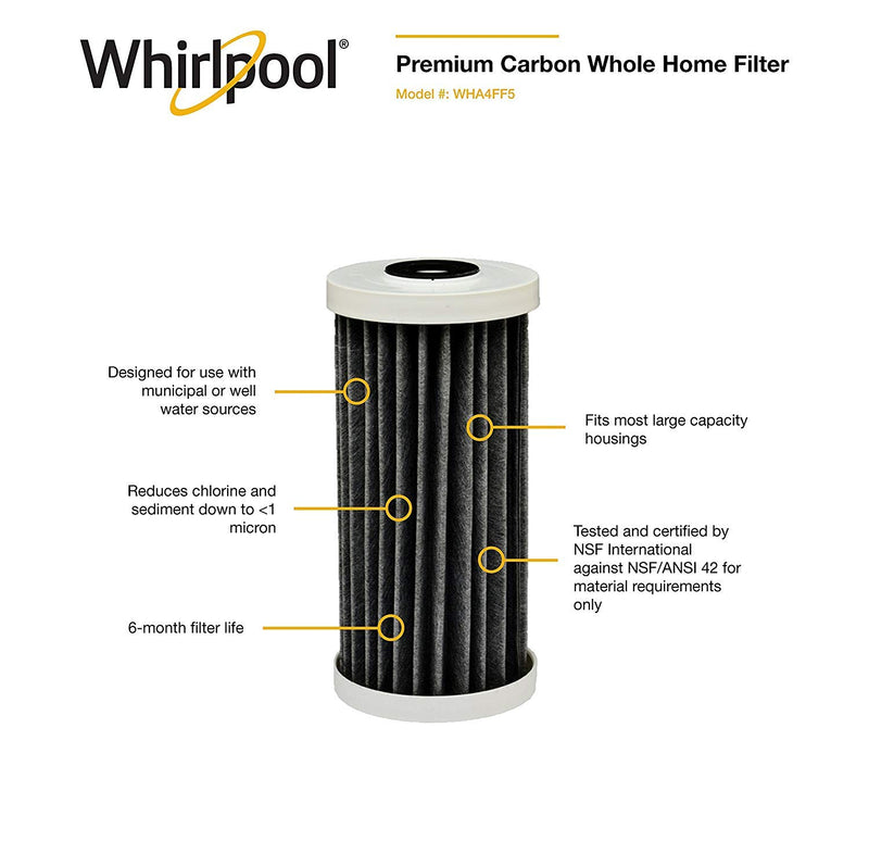 Whirlpool WHA4FF5 Water Filter, Dark Grey - NewNest Australia