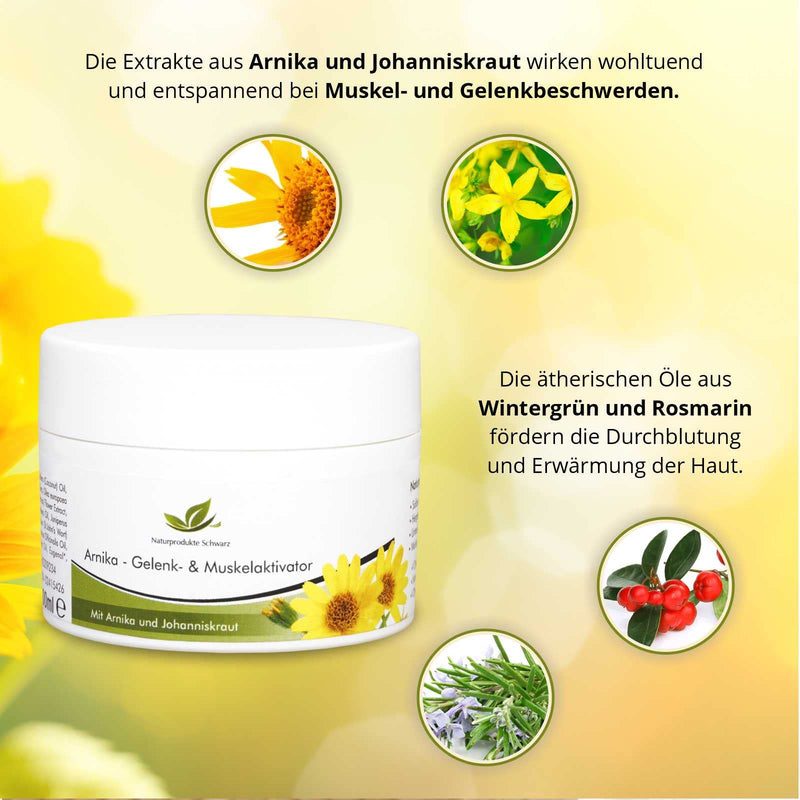 Natural Products Black – Arnica Joint and Muscle Activator 100 ml - NewNest Australia