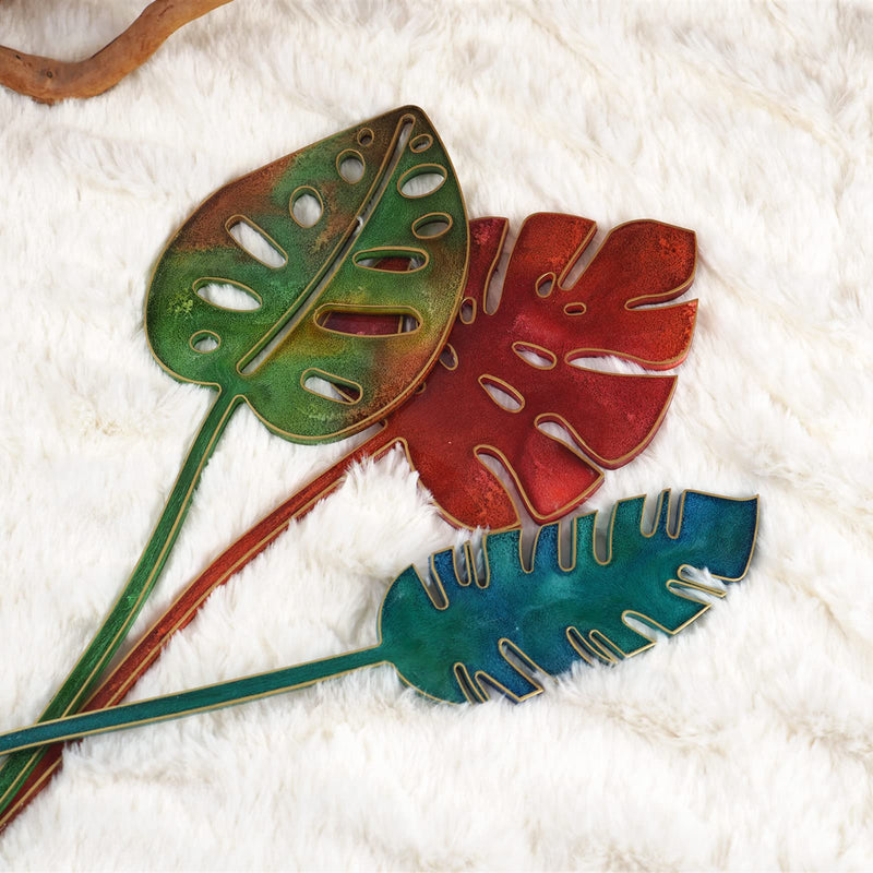 KuAoyoja Silicone Molds for Resin, 3 PCS Feather Turtle Leaf Desktop Decor Flower Mirror Silicone Mold Resin for DIY Crafts Home Table Vase Decoration (3pcs) 3pcs - NewNest Australia