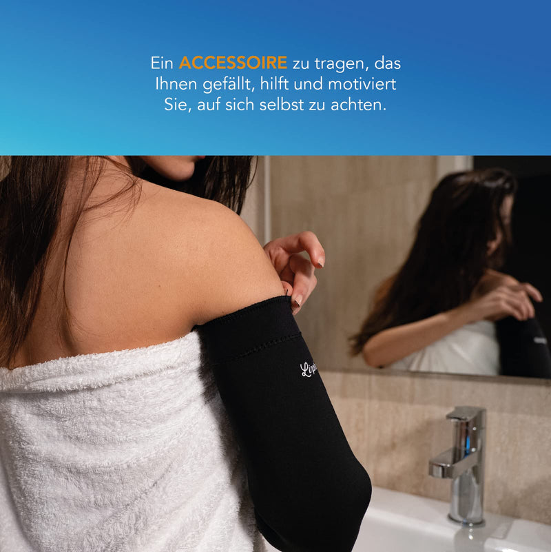 Linphelle Picc Line Coverpicc Waterproof Long Waterproof Arm Catheter Cover Made Of Neoprene, Water Protection In The Shower, Ideal For Piccs And Glucose Meters, Black, Size L - NewNest Australia