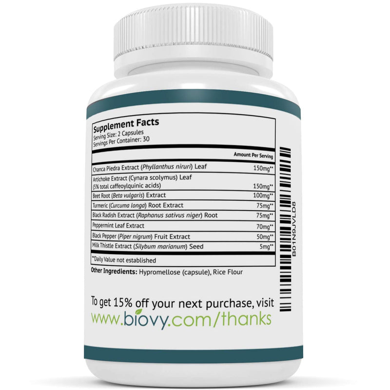 VitaGall™ - Gallbladder Health Supplement by Biovy™ - Natural Gallbladder Cleanse with Chanca Piedra and Artichoke Extract - Gallbladder Formula for Healthy Digestive System, Gallbladder and Liver - NewNest Australia