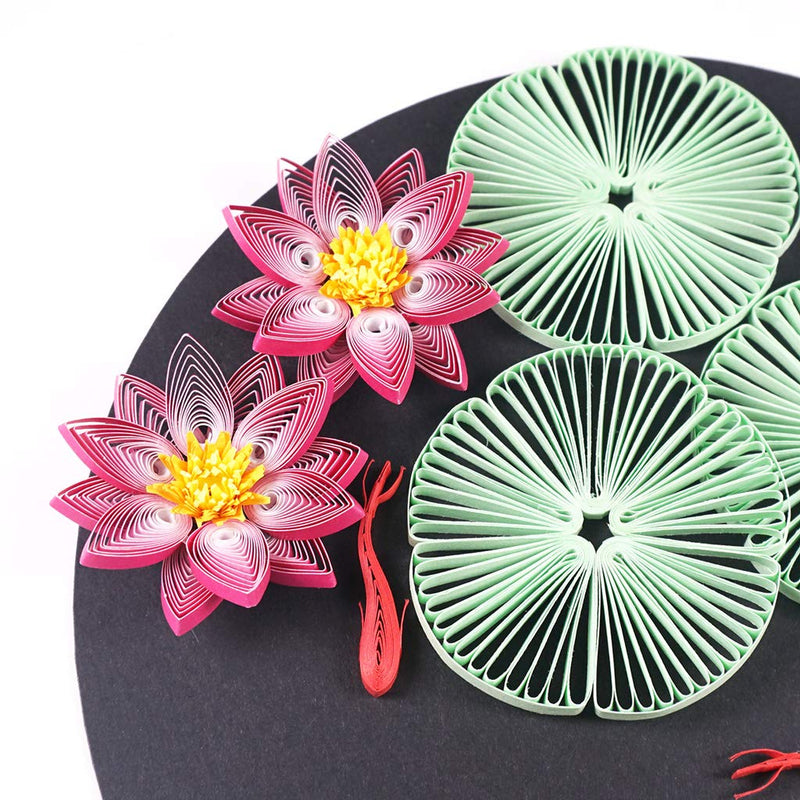 JUYA Paper Quilling Gradient Series Set 10 Colors QP388 (10 Packs Individual, Width: 3mm) 10 Packs Individual Width: 3 mm - NewNest Australia
