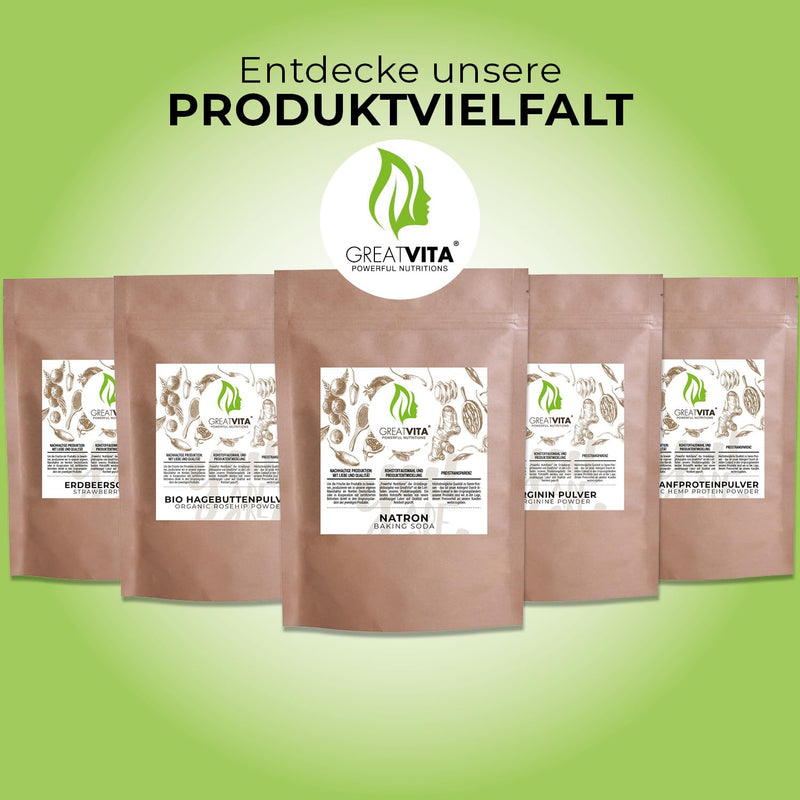 Baking soda powder - 5000 g/baking powder E 500ii | Premium Quality | Ecological sodium carbonate/high purity food grade | GreatVita, around 5.00 kg (pack of 1) - NewNest Australia