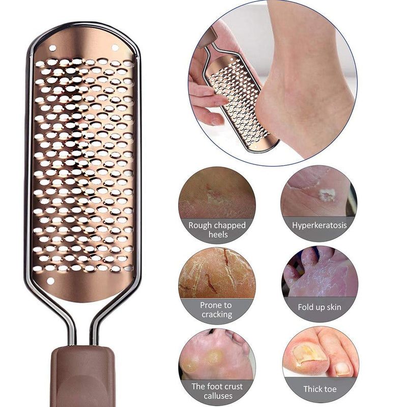 Wobekuy Pedicure Foot File Callus Remover Large Foot Rasp Colossal Foot Scrubber Foot Tools Professional Nursing Health - NewNest Australia