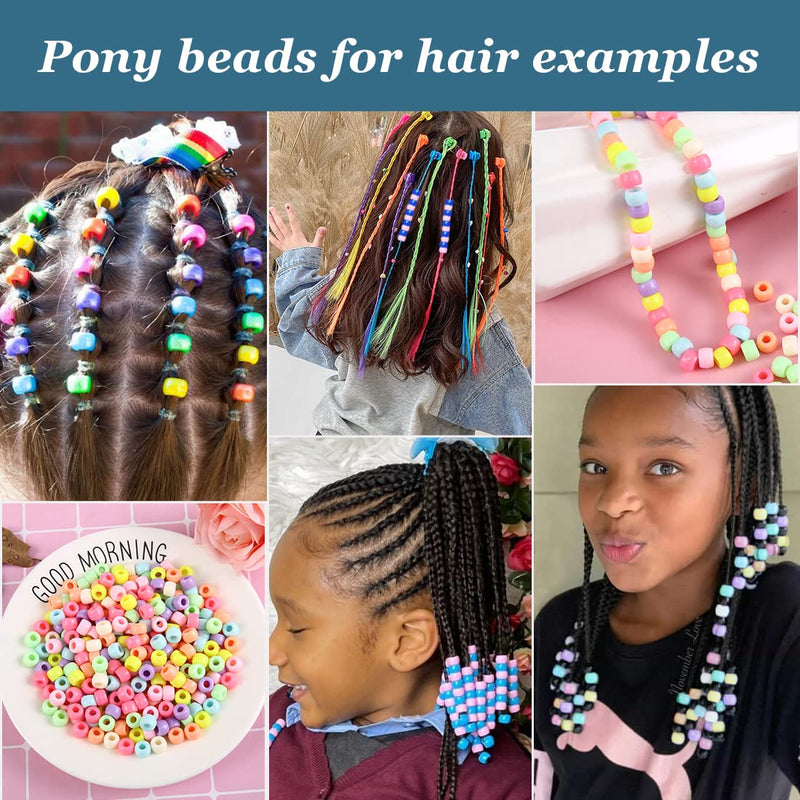 Eppingwin Beads and Bead assortments (1000 Candy Pony Beads) 1000 Candy pony beads - NewNest Australia